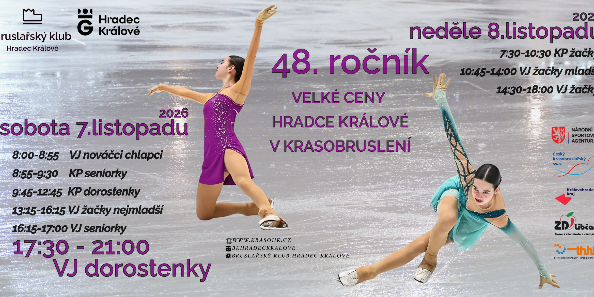 48. ročník Velké ceny Hradce Králové v krasobruslení Pozvánka 48. ročník Velké ceny Hradce Králové v krasobruslení