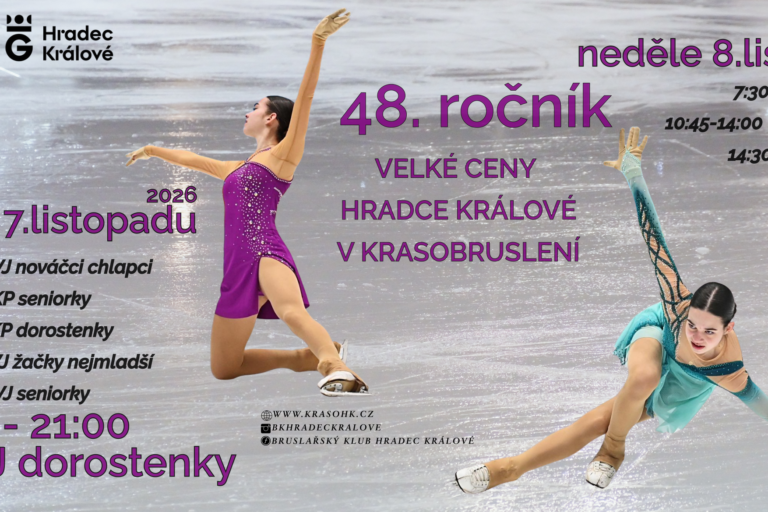 48. ročník Velké ceny Hradce Králové v krasobruslení Pozvánka 48. ročník Velké ceny Hradce Králové v krasobruslení